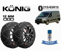 CATENE NEVE KONIG 12MM XG12PRO GR 225 215/65R15 PER FIAT SCUDO 07-16 + OMAGGIO