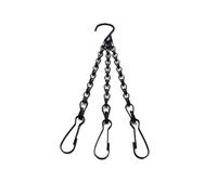 Catene Per Cesti Appesi 3 Pcs 35/40/45/50/55cm Rattan Hanging Basket Flower Pot Chain Hydroponic Plants Plant Grow Tools Garden Decorations With Hooks(35.5CM)