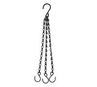 Catene Per Cesti Appesi 3 Pcs 40cm Hanging Basket Chain With Hooks Bonsai Hydroponic Plants Plant Grow Basin Home Garden Decor Flower Pot Hanger(S hook style)