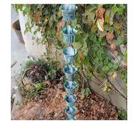 Catene per Grondaie Catene di pioggia for downspouts catena drenaggio del tempio Villa rame guida acqua funzionale e decorativa sostituzione for grondaie(P)