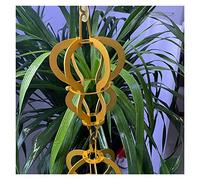 Catene per Grondaie Catene di pioggia for Downspouts Villa Catena d'acqua caduta Eaves Decorazione Guida della Mattina Gloria drenaggio(Fulushun gourd)