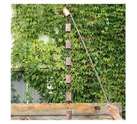 Catene per Grondaie Catene di pioggia for for downspouts water deviazione catena rain campana tempio gas drenage homestay villa giapponese cortile giardino rosso rame guide(J)