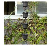 Catene per Grondaie Catene di pioggia for grondaie for, catena drenaggio grondaia decorazione caduta dell'acqua del tempio Villa della rame Guida rapperta(J 2.6M)