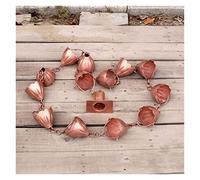 Catene per Grondaie Catene di pioggia for grondaie for, catena drenaggio grondaia decorazione caduta dell'acqua del tempio Villa della rame Guida rapperta(E 2.6M)