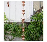 Catene per Grondaie Catene di pioggia in stile giapponese for le grondaie tetto in rame catena dell'acqua campana del tempio cortile drenaggio collegamento artefatto caduta guida a(G)