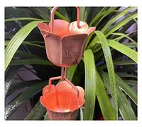Catene per Grondaie Catene di pioggia rame for dougspouts catena d'acqua in lega alluminio for grondaie for la acqua pesante della Decorazione architettonica(Copper Morning Glory)