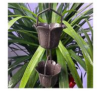 Catene per Grondaie Catene di pioggia rame for dougspouts catena d'acqua in lega alluminio for grondaie for la acqua pesante della Decorazione architettonica(Aluminum Alloy Morning Glory)