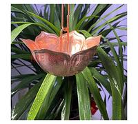 Catene per Grondaie Catene di pioggia rame for dougspouts catena d'acqua in lega alluminio for grondaie for la acqua pesante della Decorazione architettonica(Copper Lotus)