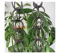 Catene per Grondaie Catene di pioggia rame for dougspouts catena d'acqua in lega alluminio for grondaie for la acqua pesante della Decorazione architettonica(Aluminum Ring Rice)