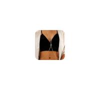 Catene per il corpo da donna, in oro 14 carati, sexy, a strati, per la vita del bikini, per l'estate e la spiaggia, gioiello per il corpo con strass, Medium, Metallo non prezioso, Nessuna pietra
