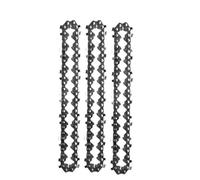 Catene per mini motoseghe in acciaio da 4 pollici 6 8 pollici Catene per accessori per motoseghe elettriche Catene di ricambio per mini motoseghe elettriche, 3X8INCH, h