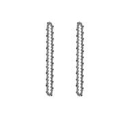 Catene per motoseghe, Set barra guida e catena for motosega da 2 pezzi for mini sega elettrica 4 6 8 pollici passo 1/4 di pollice(4 Inch Chains 2pcs)