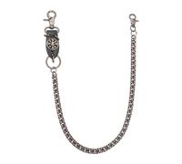 Catene per pantaloni, catene per pantaloni punk, catena per vita con testa di