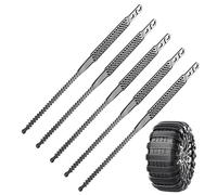 Catene Per Pneumatici Da Neve | Cavi Di Trazione Riutilizzabili,5 Pezzi Catene Antiscivolo con Fascette per Pneumatici Auto,Per Camion Auto Veicolo Berlina Pickup Scooter SUV Per Guida Viaggio E