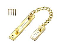Catene per porte in acciaio inossidabile,Serratura per porta limitatore con vite,Restrictor esterno ed interno per porte e finestre in legno e UPVC