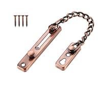 Catene per porte in acciaio inossidabile,Serratura per porta limitatore con vite,Restrictor esterno ed interno per porte e finestre in legno e UPVC