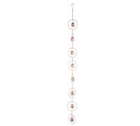 Catene Pioggia per Grondaie,Catene Pioggia per Esterno,Campanelli eolici vintage - Le tazze per catena antipioggia deviano l'acqua e il display della casa, estensione unica del pluviale, decorazione d