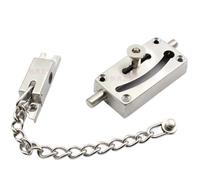 Catenella di sicurezza per porta, in acciaio inox, 18 cm, 1 pezzo