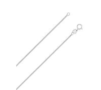 Catenina a maglia grumetta, in argento Sterling, lunghezza: 30,5 cm di alta qualità, ideale per bambini, catenina identificativa per ciondoli per bambini