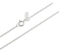 Catenina a maglie per bambini 1,3 mm in argento 925, lunghezza a scelta 32 - 37 cm e argento, cod. 1235