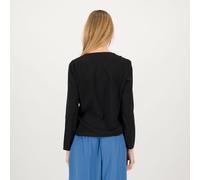 Caterina Lancini Blusa in crêpe de chine con rouches