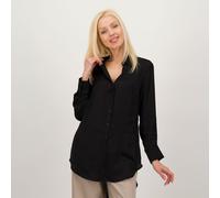 Caterina Lancini Camicia a maniche lunghe con pence al seno, raso di viscosa