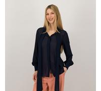 Caterina Lancini Camicia in georgette a maniche lunghe