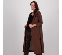Caterina Lancini Cardigan lungo con cappuccio anche Petite