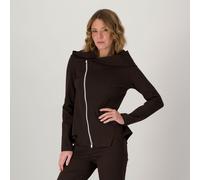 Caterina Lancini Giacca full zip in punto Milano con cappuccio