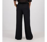 Caterina Lancini Pantaloni gamba ampia in raso di viscosa