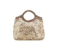 Caterina Lucchi Borsa Shopping CAMILLA S BIANCO+ORO+T/TAUPE