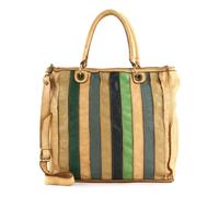 CATERINA LUCCHI Indica Shopping Bag Comb. Primavera + T / Cognac