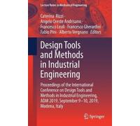 Caterina Rizzi Design Tools and Methods in Industrial Engineering (Tascabile)