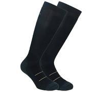 Caterpillar 2 Paia Calze Lunghe Uomo Compressione Graduata, Recupero Muscolare Rapido (Nero, 43-46)