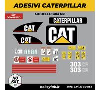 Caterpillar 303 CR decalcomanie adesive kit Completo escavatori
