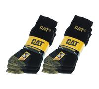 Caterpillar 6 Paia Calze Lavoro Doppio Rinforzo Punta Tallone Cotone