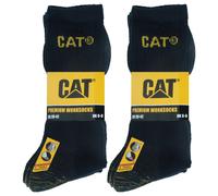 Caterpillar 6 Paia Calze Lavoro Doppio Rinforzo Punta Tallone Cotone