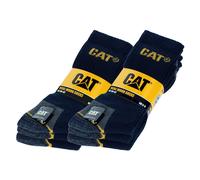 Caterpillar 6 Paia Calze Lavoro Punta Tallone Rinforzati Meta Polpaccio Cotone