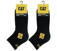 Caterpillar 6 Paia Calze Quarter Lavoro Rinforzo Punta Tallone Cotone