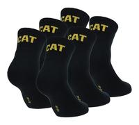 Caterpillar 6 Paia Calze Quarter Lavoro Rinforzo Punta Tallone Cotone