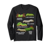 Caterpillar Amante Insetti Specie Bambini Biologia Bruco Maglia a Manica