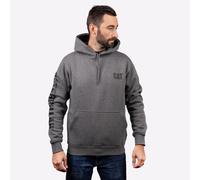 Caterpillar Banner Uomo Felpa Classica Casual Con Cappuccio Grigia