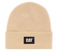 Caterpillar Berretto da Uomo Cat Label Cuff, Crema, Taglia Unica