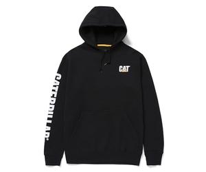 Caterpillar Big and Tall Men's Trademark Banner Hooded Sweatshirt