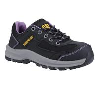 Donna Caterpillar con Lacci Punta IN Acciaio Largo Fit Lavoro Scarpe Elmore San