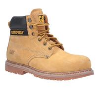 CAT Powerplant Sicurezza Stivali da Uomo IN Pelle Punta Acciaio Caterpillar Work