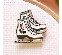 Caterpillar Cross Stitch Needle Minder - Pattini da ghiaccio per punto croce, cucito, ricamo e cucito, smaltati e magnetici