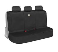 Caterpillar EasyFit - Coprisedile posteriore per auto, camion, SUV, protezione posteriore con imbottitura in neoprene, impermeabile, regolabile, per cani, resistente, colore nero