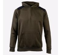 Caterpillar Essentials Felpa Da Lavoro Uomo Con Cappuccio Verde Army Moss
