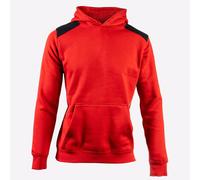 Caterpillar Essentials Uomo Felpa con Cappuccio Casual Abbigliamento Rosso